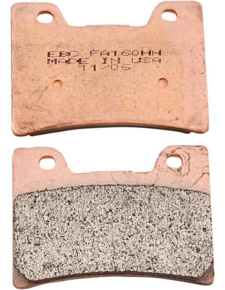 Plaquettes de frein EBC BRAKES FA160HH métal fritté - YAMAHA