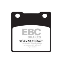 Plaquettes de frein EBC BRAKES FA161V semi métal fritté - KAWASAKI