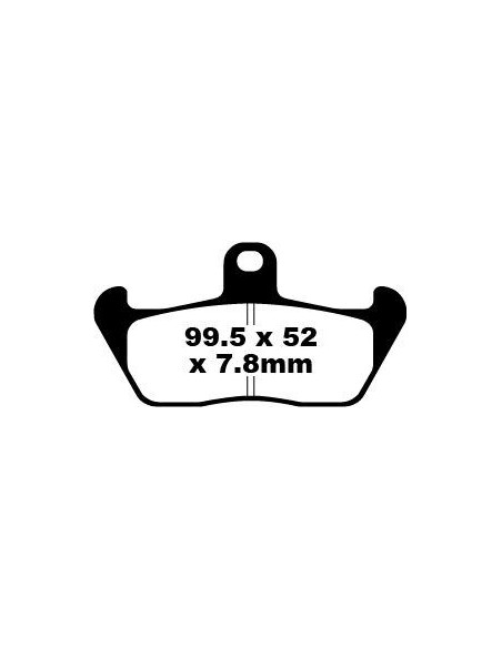 Plaquettes de frein EBC BRAKES FA163 organique - APRILIA - CAGIVA - MOTO GUZZI