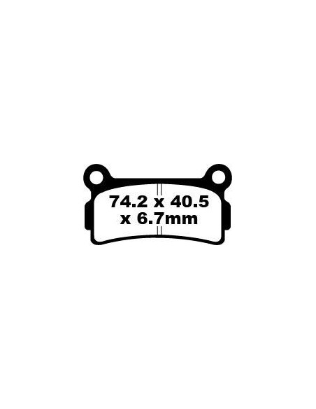 Plaquettes de frein EBC BRAKES FA164 organique - BETA
