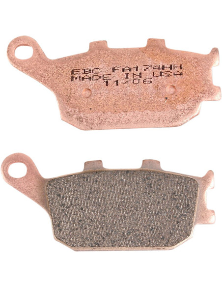 Plaquettes de frein EBC BRAKES FA174HH métal fritté - HONDA - KAWASAKI - SUZUKI - YAMAHA