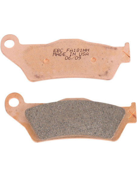 Plaquettes de frein EBC BRAKES FA181HH métal fritté - APRILIA - BMW - DUCATI - HUSQVARNA - KTM - TRIUMPH - YAMAHA