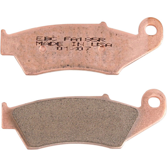 Plaquettes de frein EBC BRAKES FA185R métal fritté - APRILIA - BETA - FANTIC - GAS GAS - HONDA - KAWASAKI - SUZUKI - YAMAHA