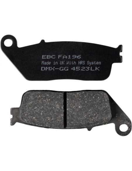 Plaquettes de frein EBC BRAKES FA196 organique - BENELLI - DAELIM - HONDA - INDIAN - SYM - TRIUMPH - VICTORY - YAMAHA
