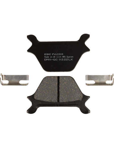 Plaquettes de frein EBC BRAKES FA200 organique - HARLEY DAVIDSON