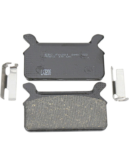 Plaquettes de frein EBC BRAKES FA201 organique - HARLEY DAVIDSON
