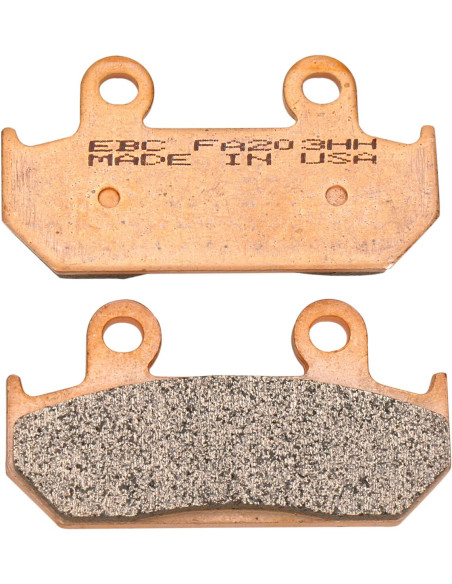 Plaquettes de frein EBC BRAKES FA203HH métal fritté - HONDA