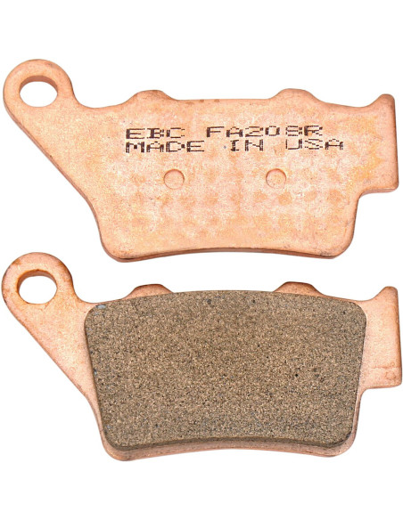 Plaquettes de frein EBC BRAKES FA208R métal fritté - APRILIA - CF MOTO - GAS GAS - HUSABERG - HUSQVARNA - KTM - YAMAHA
