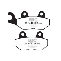 Plaquettes de frein EBC BRAKES FA214 organique - TRIUMPH 2