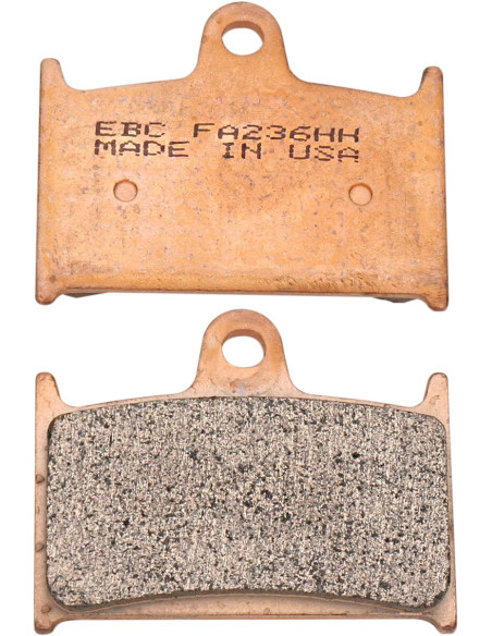 Plaquettes de frein EBC BRAKES FA236HH métal fritté - TRIUMPH