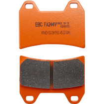 Plaquettes de frein EBC BRAKES FA244V semi métal fritté - APRILIA - BMW - DUCATI - KTM - VICTORY - YAMAHA - ZERO