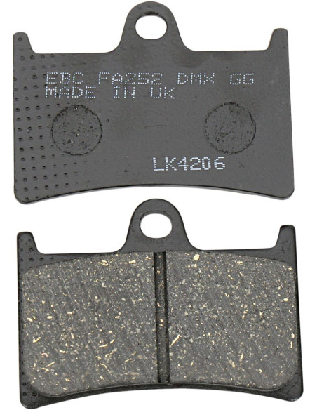 Plaquettes de frein EBC BRAKES FA252 organique - YAMAHA