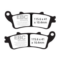 Plaquettes de frein EBC BRAKES FA261/2V semi métal fritté - HONDA