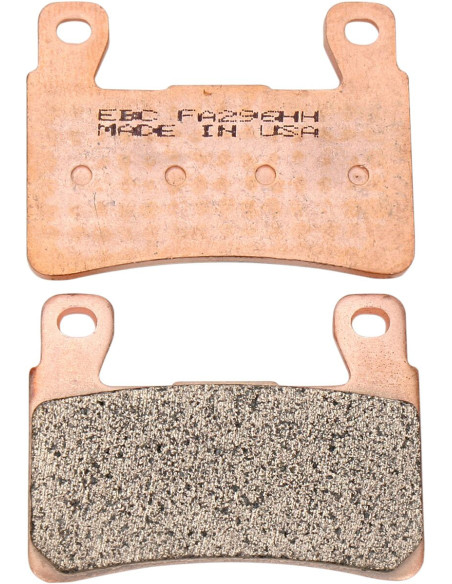 Plaquettes de frein EBC BRAKES FA296HH métal fritté - HARLEY DAVIDSON - HONDA - HYOSUNG - KAWASAKI - MASH