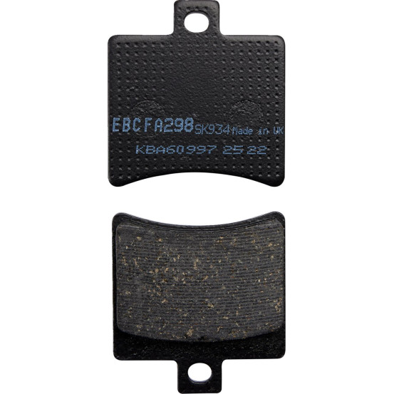 Plaquettes de frein EBC BRAKES FA298 organique - APRILIA - BENELLI - HYOSUNG