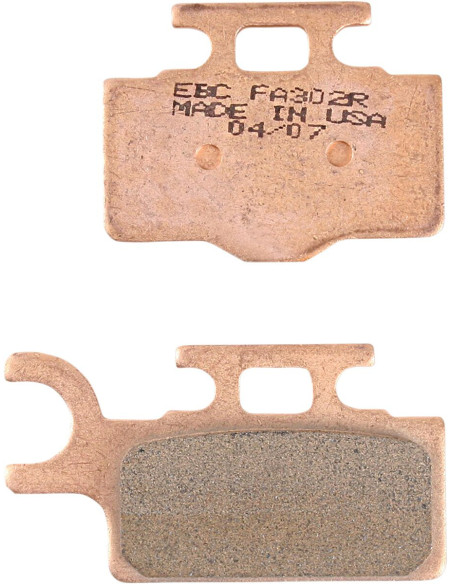 Plaquettes de frein EBC BRAKES FA302R métal fritté - KAWASAKI - SUZUKI