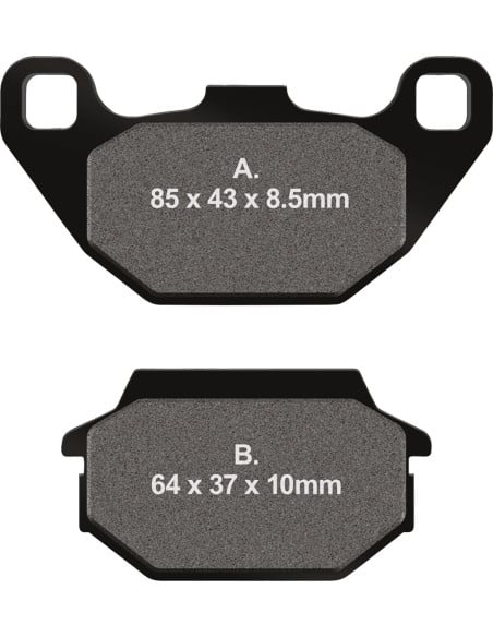 Plaquettes de frein EBC BRAKES FA305 organique - KYMCO