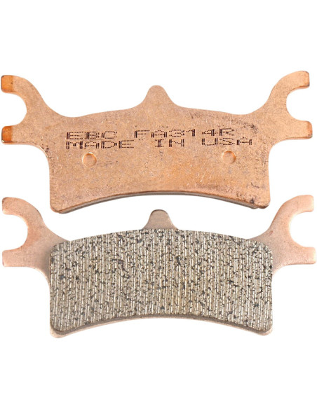 Plaquettes de frein EBC BRAKES FA314R métal fritté - POLARIS