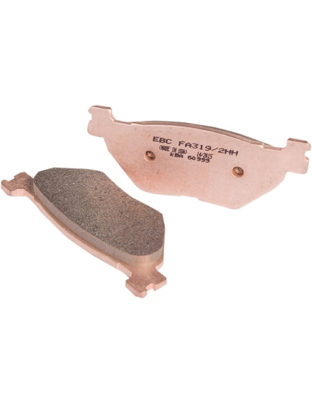 Plaquettes de frein EBC BRAKES FA319/2HH métal fritté - HYOSUNG - YAMAHA