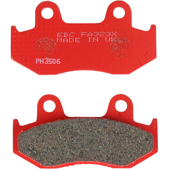 Plaquettes de frein EBC BRAKES FA323TT métal fritté - carbone - YAMAHA