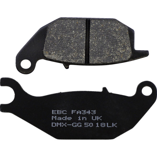 Plaquettes de frein EBC BRAKES FA343 organique - HONDA