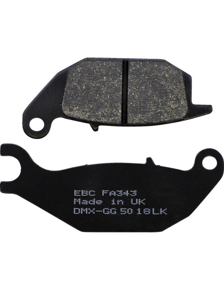 Plaquettes de frein EBC BRAKES FA343 organique - HONDA