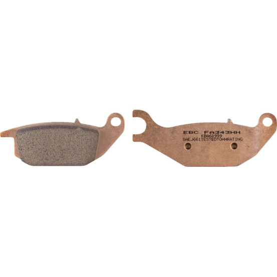 Plaquettes de frein EBC BRAKES FA343HH métal fritté - HONDA - YAMAHA