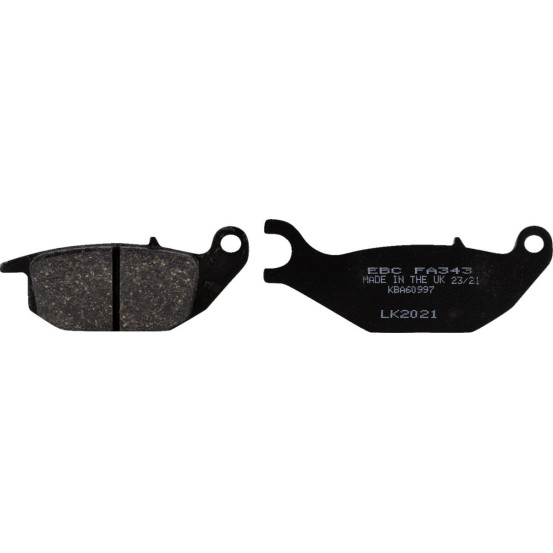 Plaquettes de frein EBC BRAKES FA343 organique - HONDA