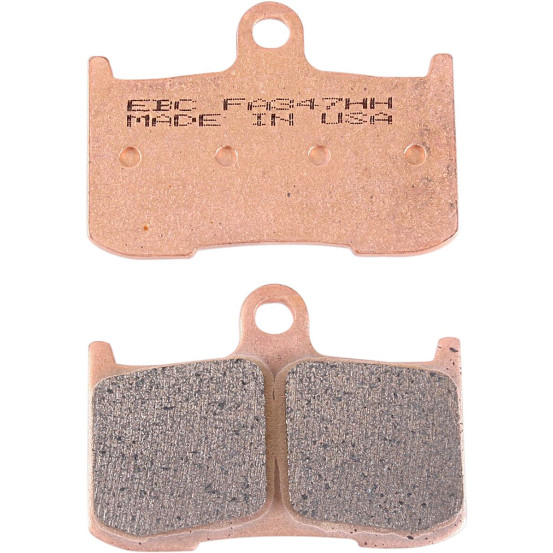 Plaquettes de frein EBC BRAKES FA347HH métal fritté - HONDA - INDIAN - KAWASAKI - SUZUKI - TRIUMPH - VICTORY