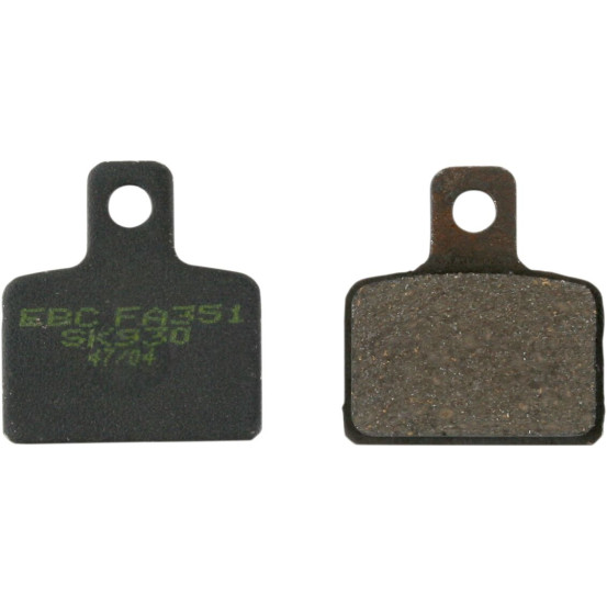 Plaquettes de frein EBC BRAKES FA351TT métal fritté - carbone - APRILIA - BETA - GAS GAS - SCORPA - SHERCO