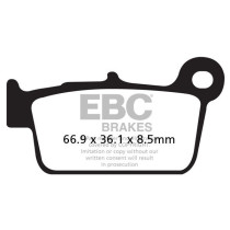 Plaquettes de frein EBC BRAKES FA367/2R métal fritté - BETA - KTM