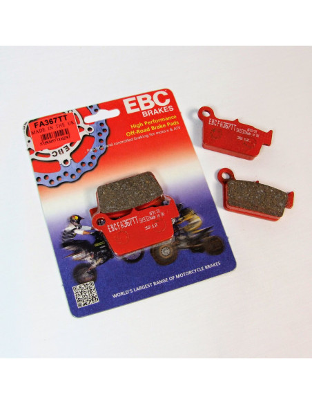 Plaquettes de frein EBC BRAKES FA367/2TT métal fritté - carbone - BETA - KTM