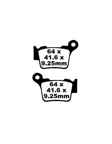 Plaquettes de frein EBC BRAKES FA368TT métal fritté - carbone - BMW - GAS GAS - HUSQVARNA - KTM - RIEJU - TRIUMPH - YAMAHA