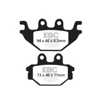 Plaquettes de frein EBC BRAKES FA377HH métal fritté - INDIAN - YAMAHA