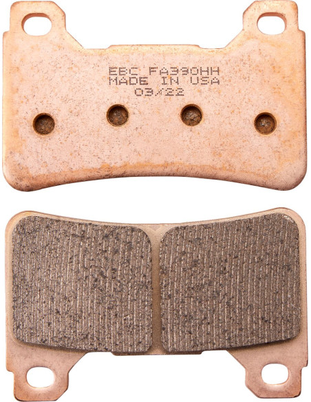 Plaquettes de frein EBC BRAKES FA390HH métal fritté - HONDA