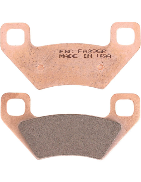 Plaquettes de frein EBC BRAKES FA395R métal fritté - ARCTIC CAT (TEXTRON) - KYMCO