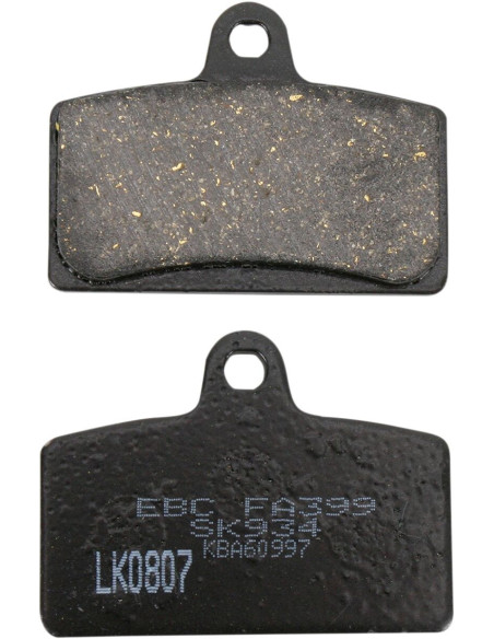 Plaquettes de frein EBC BRAKES FA399 organique - APRILIA - DERBI - PEUGEOT - VESPA