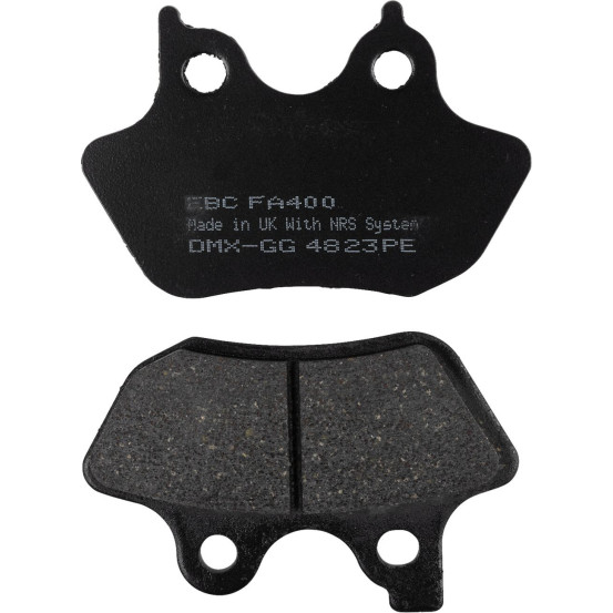Plaquettes de frein EBC BRAKES FA400 organique - HARLEY DAVIDSON