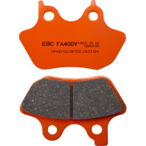 Plaquettes de frein EBC BRAKES FA400V semi métal fritté - HARLEY DAVIDSON