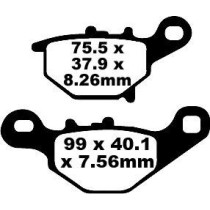Plaquettes de frein EBC BRAKES FA401TT métal fritté - carbone - SUZUKI
