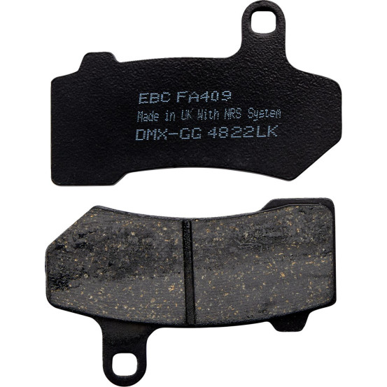 Plaquettes de frein EBC BRAKES FA409 organique - HARLEY DAVIDSON