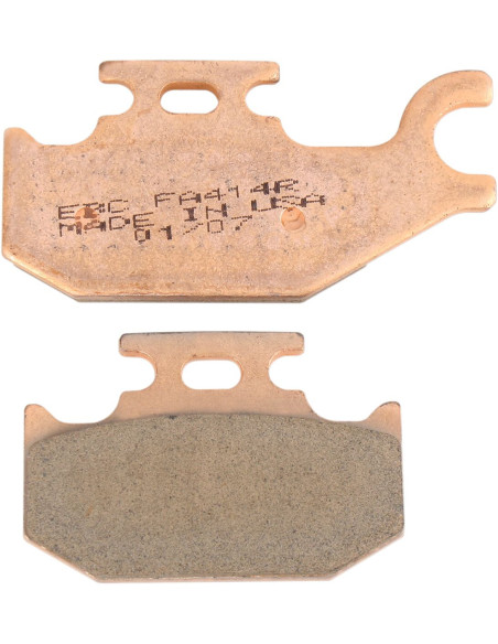 Plaquettes de frein EBC BRAKES FA414R métal fritté - SUZUKI