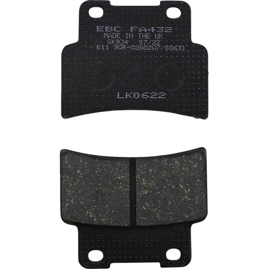Plaquettes de frein EBC BRAKES FA432 organique - APRILIA - KYMCO - SYM - YAMAHA