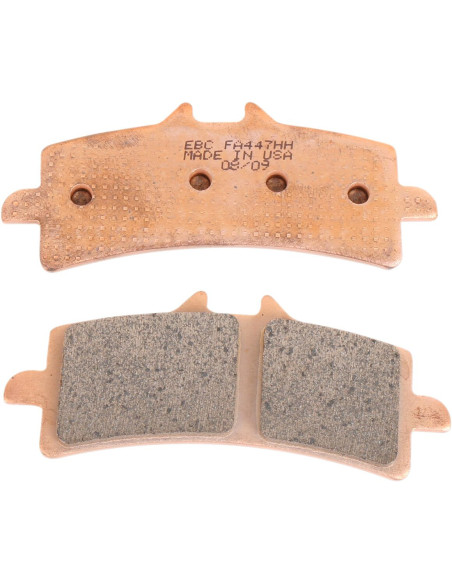 Plaquettes de frein EBC BRAKES FA447HH métal fritté - APRILIA - BMW - DUCATI - HONDA - HVA - KAWASAKI - KTM - SUZUKI - TRIUMPH