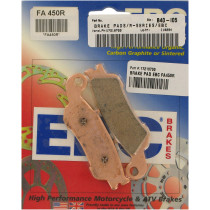 Plaquettes de frein EBC BRAKES FA450R métal fritté - YAMAHA 2