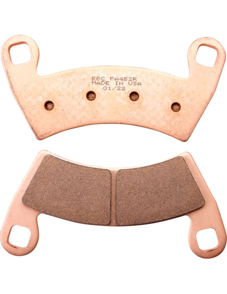 Plaquettes de frein EBC BRAKES FA452R métal fritté - POLARIS