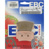 Plaquettes de frein EBC BRAKES FA463R métal fritté - KTM