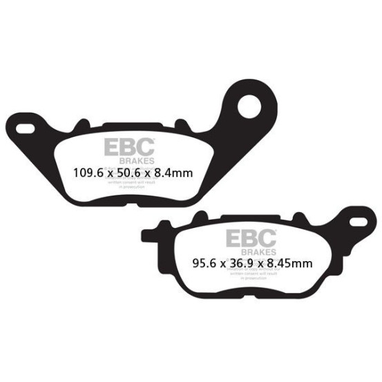 Plaquettes de frein EBC BRAKES FA464 organique - YAMAHA