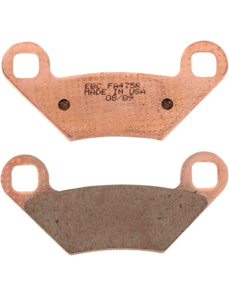 Plaquettes de frein EBC BRAKES FA475R céramique - POLARIS