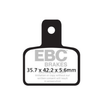 Plaquettes de frein EBC BRAKES FA495 organique - BETA